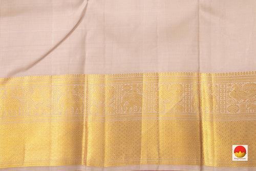 Pastel Pink Kanchipuram Silk Saree With Medium Border Handwoven Pure Silk For Wedding Wear PV NYC 1017