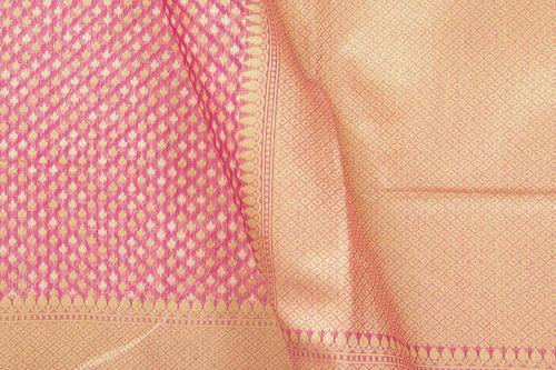 Pink  Banarasi Silk Cotton Saree For Party Wear PSC NYC 1109