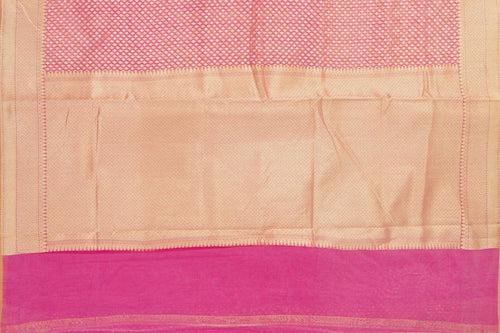 Pink  Banarasi Silk Cotton Saree For Party Wear PSC NYC 1109