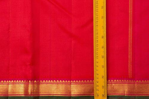 Pink Kanchipuram Silk Saree With Small Border Handwoven Pure Silk For Festive Wear PV J 444