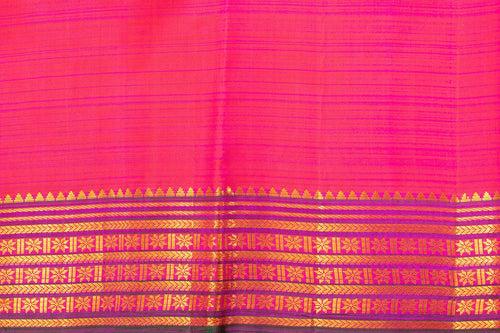 Pink Kanchipuram Silk Saree With Small Border Handwoven Pure Silk For Wedding Wear PV NYC 1036