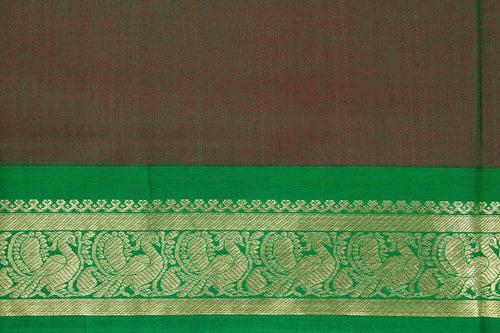 Red And Green Kanchi Cotton Saree For Office Wear PV NYC KC 1083