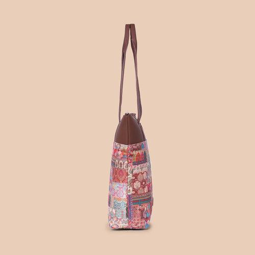 Ikat GreRe & Kutch Gamthi - Women's Work Bag & Everyday Tote Combo