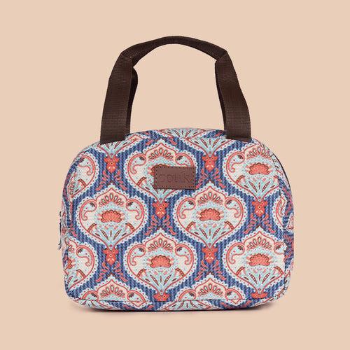 Paisley Print & Kovil Blue - Classic Backpack & Lunch Bag Combo