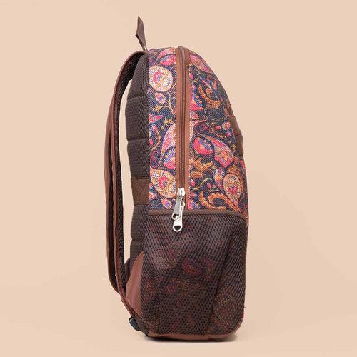 Paisley Print & Kovil Blue - Classic Backpack & Lunch Bag Combo