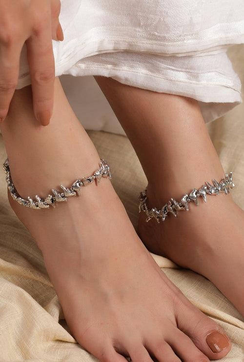 The Dove Flock Anklet (Set of 2)