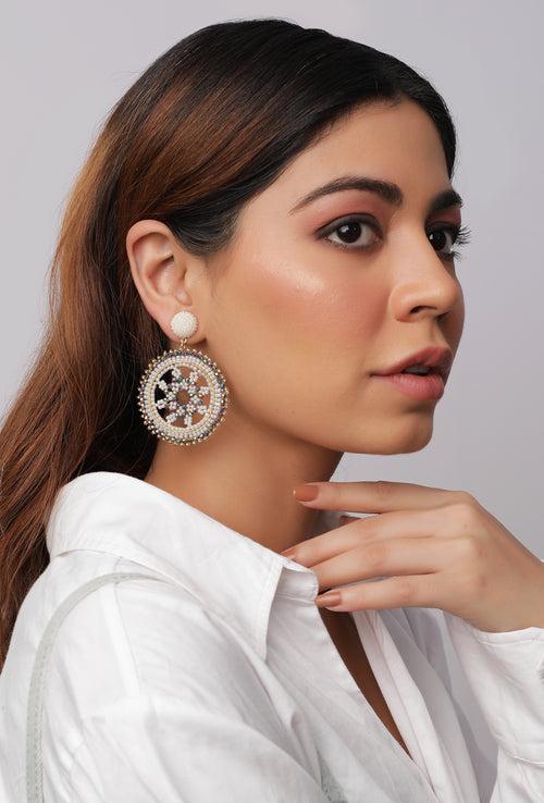 The Bunchy Acron Beaded Earrings