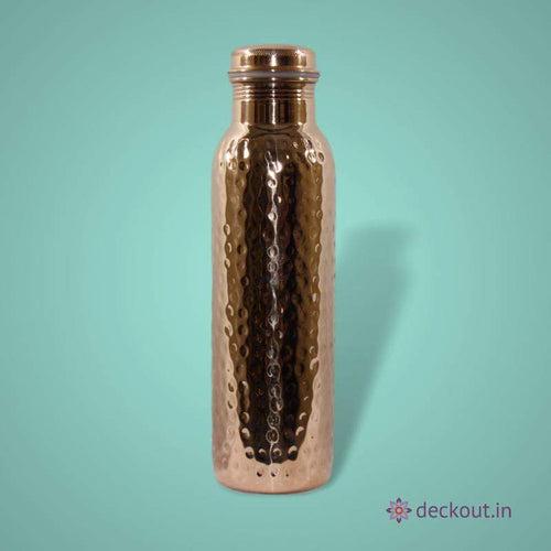 Dimpled Copper Flask