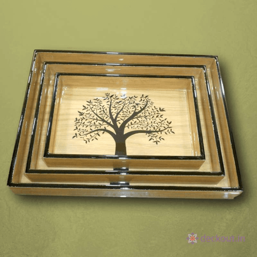 Lone Tree Serving Tray Set