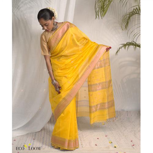 Harshingar Ecoloom Silk Cotton Saree