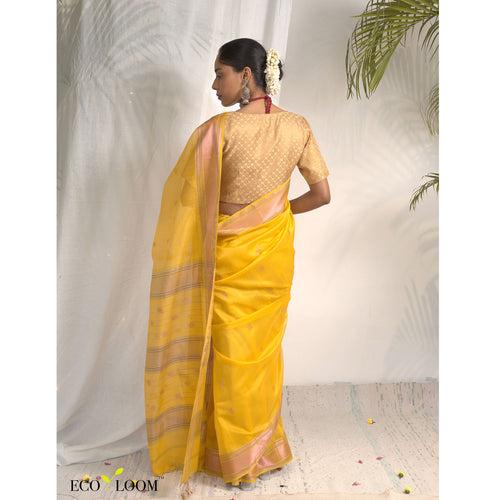 Harshingar Ecoloom Silk Cotton Saree