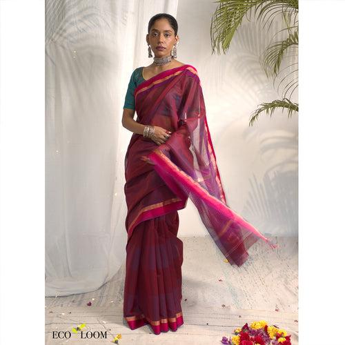 Kapila Maheshwari Handloom Cotton Silk Saree