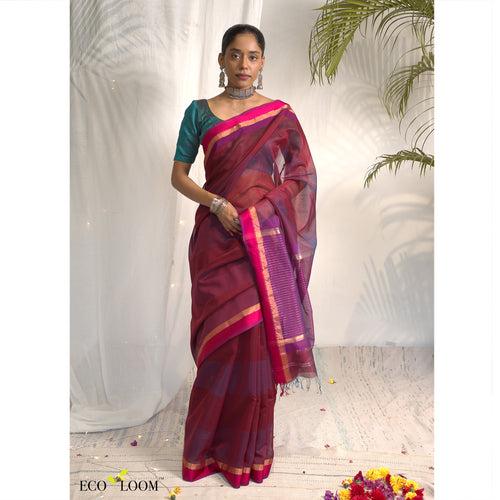 Kapila Maheshwari Handloom Cotton Silk Saree