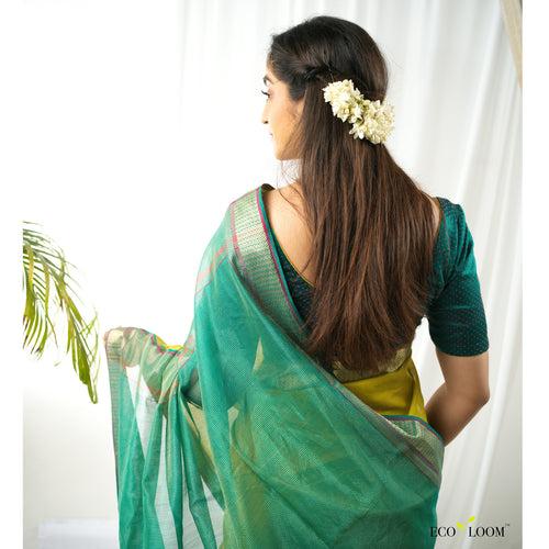 Hansika Ecoloom Cotton Silk Handloom Saree