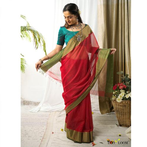 Amirtha Ecoloom Cotton Silk Handloom Saree