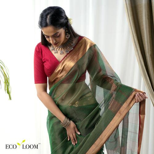 Humra Ecoloom Cotton Silk Handloom Saree