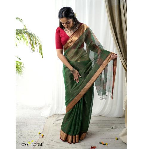 Humra Ecoloom Cotton Silk Handloom Saree