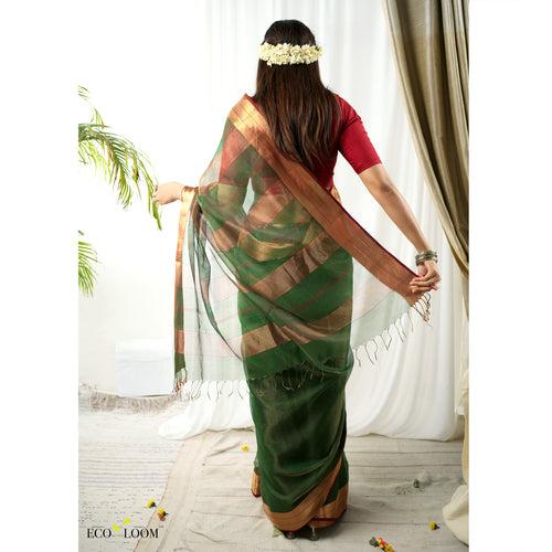 Humra Ecoloom Cotton Silk Handloom Saree