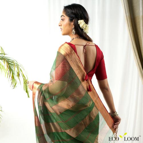 Humra Ecoloom Cotton Silk Handloom Saree