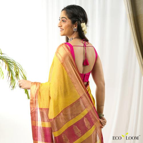 Charulekha Ecoloom Cotton Silk Handloom Saree