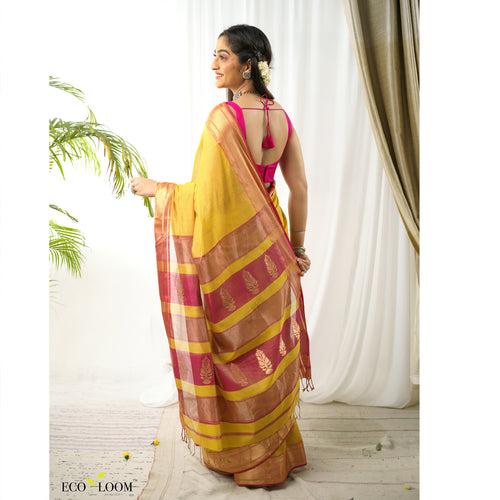 Charulekha Ecoloom Cotton Silk Handloom Saree