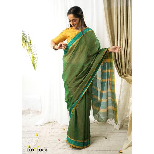 Abeera Ecoloom Cotton Silk Handloom Saree