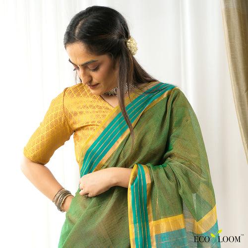 Abeera Ecoloom Cotton Silk Handloom Saree