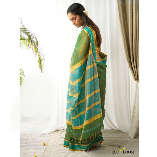 Abeera Ecoloom Cotton Silk Handloom Saree