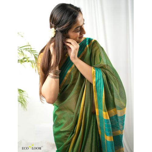 Abeera Ecoloom Cotton Silk Handloom Saree