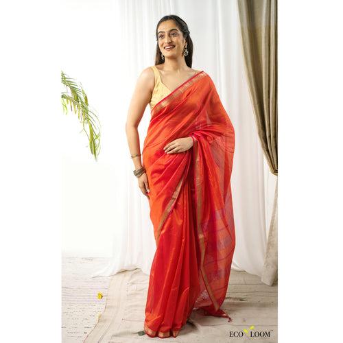 Avnoor Ecoloom Garbh Reshmi Saree