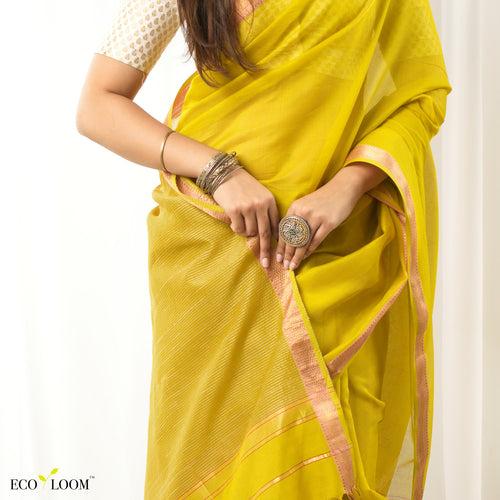 Kaner Ecoloom Cotton Silk Handloom Saree