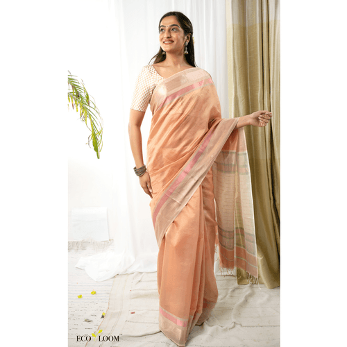 Kiara Ecoloom Silk Tissue Saree