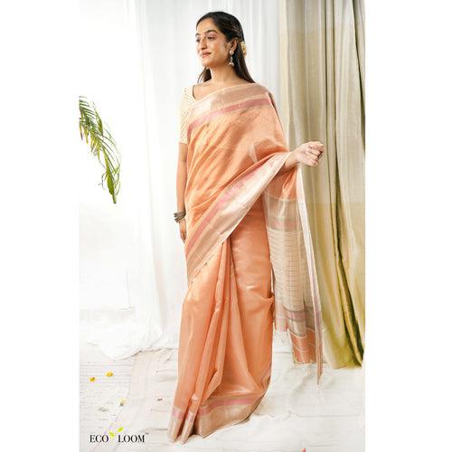 Kiara Ecoloom Silk Tissue Saree