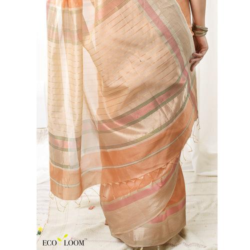 Kiara Ecoloom Silk Tissue Saree