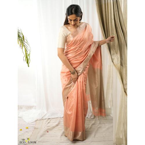 Kanakambaram Ecoloom Pure Silk Saree