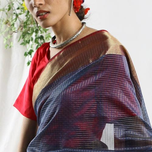 Farah Silk Cotton Tissue Ecoloom Saree