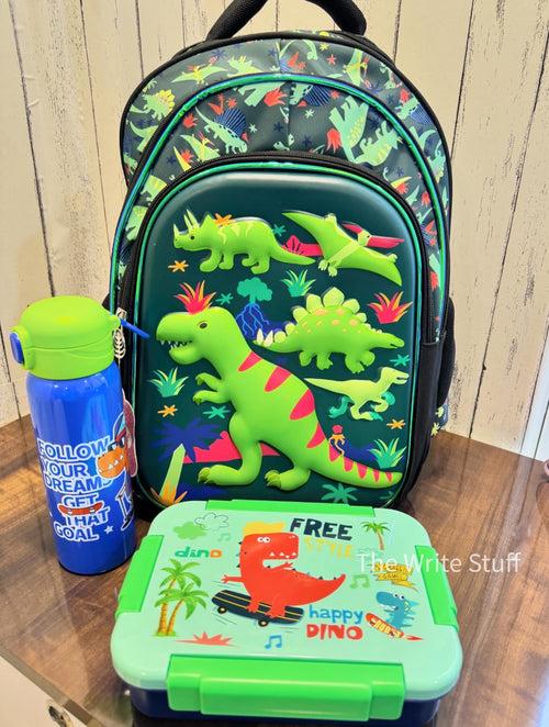 Dino School Bag Combo