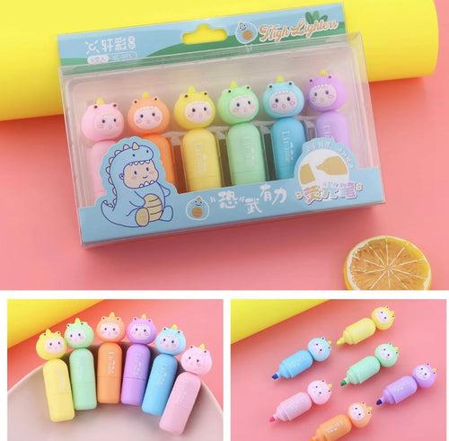 KAWAII-Q DINO HIGHLIGHTERS