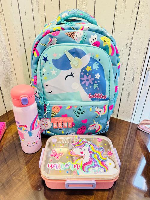 Unicorn School Bag Combo