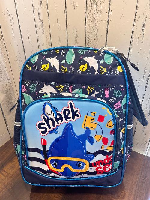 School Backpack - Shark