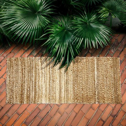 OnlyMat Shades of Life - Luxe Rug -  Natural Jute Carpet - Handmade Organic Sustainable