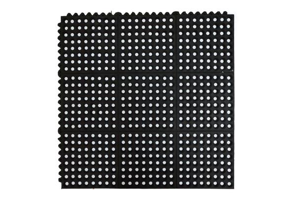 OnlyMat Rubber Flexible and Waterproof Interlocking Ring Hollow Mat