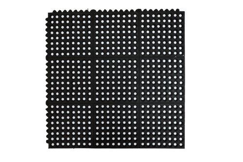 OnlyMat Rubber Flexible and Waterproof Interlocking Ring Hollow Mat