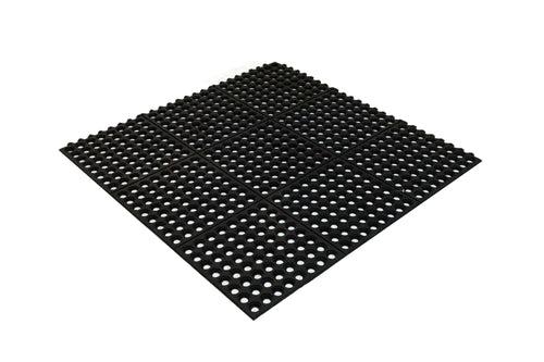 OnlyMat Rubber Flexible and Waterproof Interlocking Ring Hollow Mat