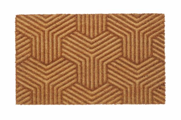 OnlyMat Elegant Anti-Skid Impression Design Mat - Kitchen, Welcome Entrance - Beige, 45 cm x 75 cm