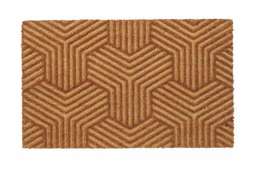 OnlyMat Elegant Anti-Skid Impression Design Mat - Kitchen, Welcome Entrance - Beige, 45 cm x 75 cm