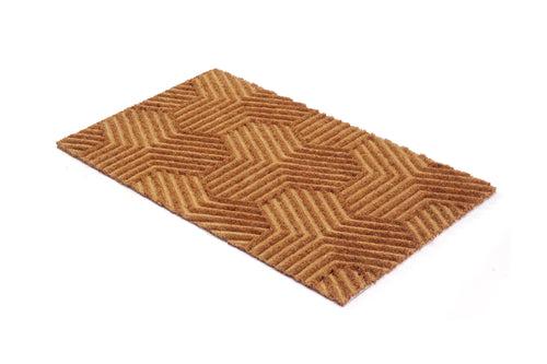 OnlyMat Elegant Anti-Skid Impression Design Mat - Kitchen, Welcome Entrance - Beige, 45 cm x 75 cm