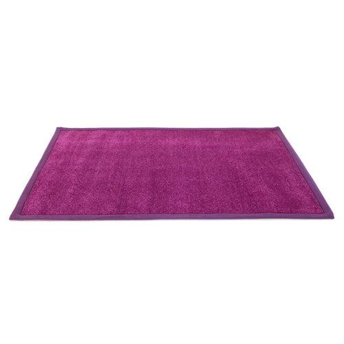 OnlyMat Purple Luxury Carpet with Anti-Slip Backing Entrance Mat Hall Mat Living Room 4feet x 6feet