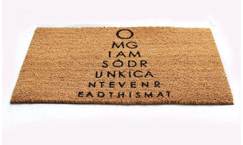 OnlyMat I am Drunk Funny printed Natural Coir Door Mat