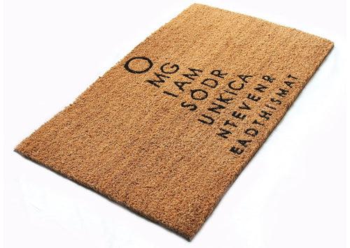 OnlyMat I am Drunk Funny printed Natural Coir Door Mat